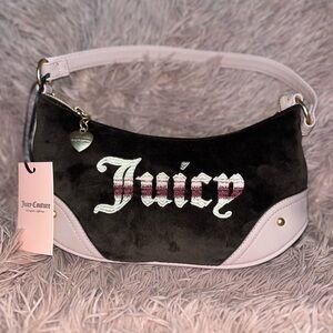 Juicy Couture Chocolate Dusty Blush Shoulder Bag